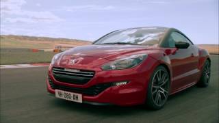 An extended look at the new Peugeot RCZR 2014 on the track  HD Quality [upl. by Arracahs]