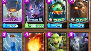 Clash royal  deck molosse ballon [upl. by Ssew]