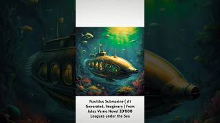 Nautilus Submarine  AI Generated Imaginary  from Jules Verne Novel 20000 Leagues under the Sea [upl. by Ginevra]