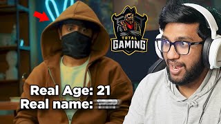 AJJUBHAI FACE REVEAL REACTION  REVEALING TOTAL GAMING SECRETS TOO [upl. by Tor]