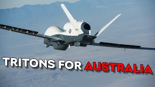 Australia will buy a fourth MQ4C Triton reconnaissance drone [upl. by Einnhoj]