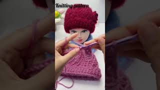 How to make woolen cap for girls with crochet 🧶shortsviral shortvideo diy crochettutorial [upl. by O'Connell114]