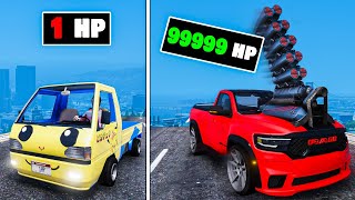 Every time I crash my truck gets faster in GTA 5 [upl. by Keelby]