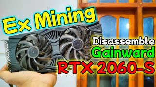 Gainward RTX 2060 Super Disassemble ExMining [upl. by Nesyrb]