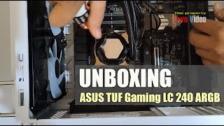 Asus TUF Gaming LC 240 ARGB Installation [upl. by Jeconiah881]