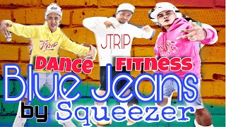 BLUE JEANS by SQUEEZER DANCE FITNESSWORKOUT by JAY J with my former dance group BLUE BLOOD [upl. by Odlanyar152]