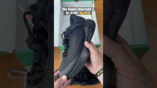 Nike Giannis Immortality 4‘ALL BLACK’ unboxing rap basketball basketballshoes gameballs [upl. by Yesdnik648]