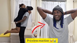 God did it🥹Gifting my boyfriend what he has never had his entire life❤️Priceless Reaction🥹❤️ [upl. by Atteuqahc]