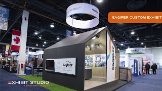 Exhibit Studio  Custom Trade Show Display Fabrication for Sagiper [upl. by Aderb725]