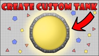 CREATE YOUR OWN TANK CUSTOM ARENA CLOSERS Make Your Own Tank in Diepio [upl. by Holder]