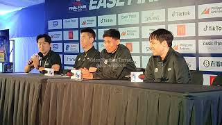 ANYANG RHENZ ABANDO POSTGAME PRESS CONFERENCE AFTER LOSS TO SEOUL IN EASL FINAL FOUR [upl. by Cope]