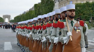 Préparation de défilé du 14 juillet Légion Étrangère [upl. by Oakleil]