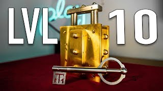 Solving THE HARDEST Lock Puzzle in HISTORY  LEVEL 10 [upl. by Flavia]