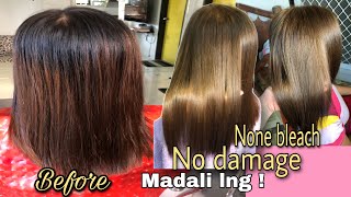 DIY non Bleach affordable Hair Color  BREMOND Ash Blonde [upl. by Philander]