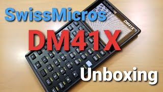 SwissMicros DM41X 開封 [upl. by Enowtna]