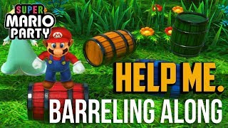 Super Mario Party  How to Win Barreling Along Minigame Tips and Strategy [upl. by Sill430]