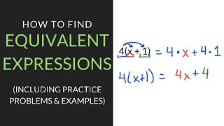 Equivalent Expressions  6th Grade  Mathcationcom [upl. by Monroy]