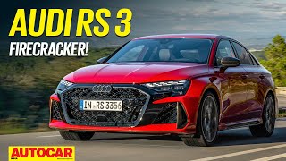 2025 Audi RS 3 review  The 400hp 5 cylinder thriller  Autocar India [upl. by Nosyla]