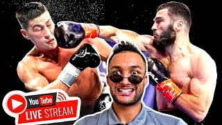 LIVE ARTUR BETERBIEV SMOKES KENYAN RUNNER DMITRY BIVOL BETERBIEV vs BIVOL FIGHT REACTION [upl. by Ardnahcal]