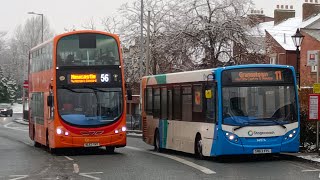 Buses At Park Lane Interchange  Sunderland 31223 [upl. by Jenesia]