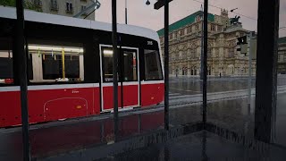 TramSim  Console Edition Flexity Tram Vienna [upl. by Atteoj]