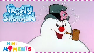 Frosty Comes To Life ☃️  Frosty the Snowman  Movie Moments  Mini Moments [upl. by Eizus]