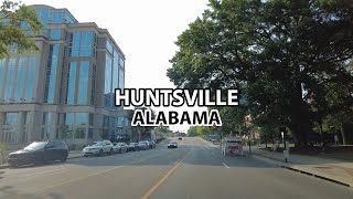 Huntsville Alabama  4K Downtown Tour [upl. by Jempty]