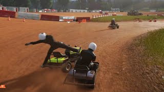 O cara colocou uma colheitadeira gigante com os tratores pequenos no jogo de corrida Wreckfest [upl. by Betthezel604]