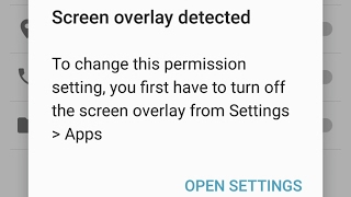 How to fix Screen overlay detected for android [upl. by Anitreb194]