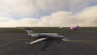 MSFS Eindhoven EHEH  WienSchwechat LOWW full flight vatsim C700 Citation Longitude [upl. by Airdnala139]