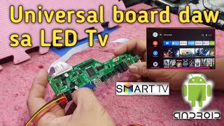 HOW TO INSTALL LED UNIVERSAL BOARD  PAANO GAMITIN ANG LED UNIVERSAL BOARD how howtorepair smart [upl. by Tyree]