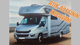 ATİK AİLESİNİN KULLANDIĞI TÜRKİYENİN EN PAHALI KARAVANLARINDAN BİRİ OLAN ALKOVEN KARAVAN [upl. by Stortz]