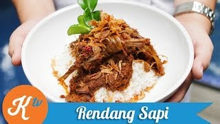 Resep Rendang Sapi Beef Rendang Recipe VideoCaramelized Beef Curry  RAY JANSON [upl. by Hcirteid]