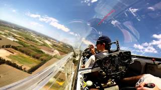 Vuelo de Bautismo en planeador Club Planeadores Zarate [upl. by Ostler]