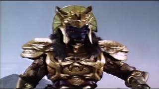 Power Rangers  Ultimate Dinozords  Megazord vs Goldar fan made [upl. by Notsgnik]