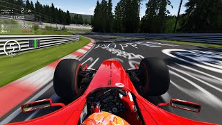 Ferrari F2004 Slick Tyres  Nurburgring Nordschleife  Assetto Corsa [upl. by Romanas]