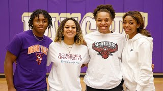 Four Chisholm Trail student athletes sign college letters of intent [upl. by Jany]