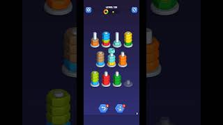 Nut sort  color puzzle game level 126 to 130 [upl. by Croner]