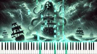 EPIC 4K Davy Jones Theme  Piano Tutorial Pirates of the Caribbean  Free Sheet Music Download [upl. by Zuliram522]