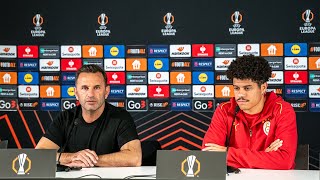 OKAN BURUK amp GABRIEL SARA  PRESES KONFERENCE  FC RFS  GALATASARAY [upl. by Rehc192]