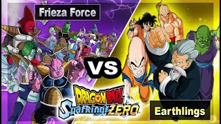 Dragon ball Sparking Zero Cell Games 2Earthlings vs Frieza Force [upl. by Silvie]