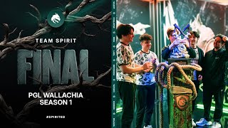 TEAM SPIRIT PGL WALLACHIA SEASON 1 FINAL VLOG [upl. by Fuld376]