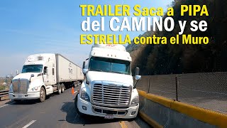 TRAILER Saca a PIPA del CAMINO y se ESTRELLA contra el Muro [upl. by Dorian154]