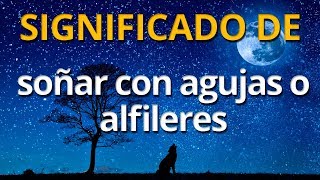 Qué significa soñar con agujas o alfileres 💤 Interpretación de los Sueños [upl. by Joline282]