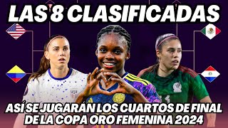 COPA ORO FEMENINA 2024 ASÍ SE JUGARÁN LOS CUARTOS DE FINAL [upl. by Ybok]