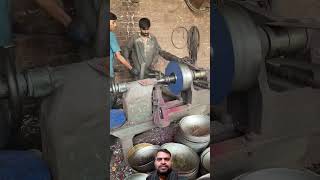 New technology used to making Ironsteel bowls by dye machine machinesteelutensils trendingshorts [upl. by Itram]