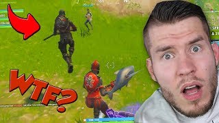 NOOB denkt er wäre UNSICHTBAR Fortnite Battle Royale [upl. by Princess362]