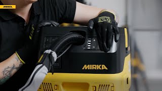 Adjusting Suction Power on Your Mirka® DEXOS Dust Extractor [upl. by Aholla]