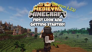 Lets Try Medieval Minecraft MMC3 Fabric Modpack  Getting Started  Minecraft 121 [upl. by Ardnekahs68]