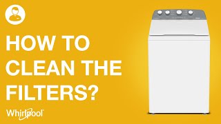 Whirlpool washers  How to clean the filters [upl. by Jess]